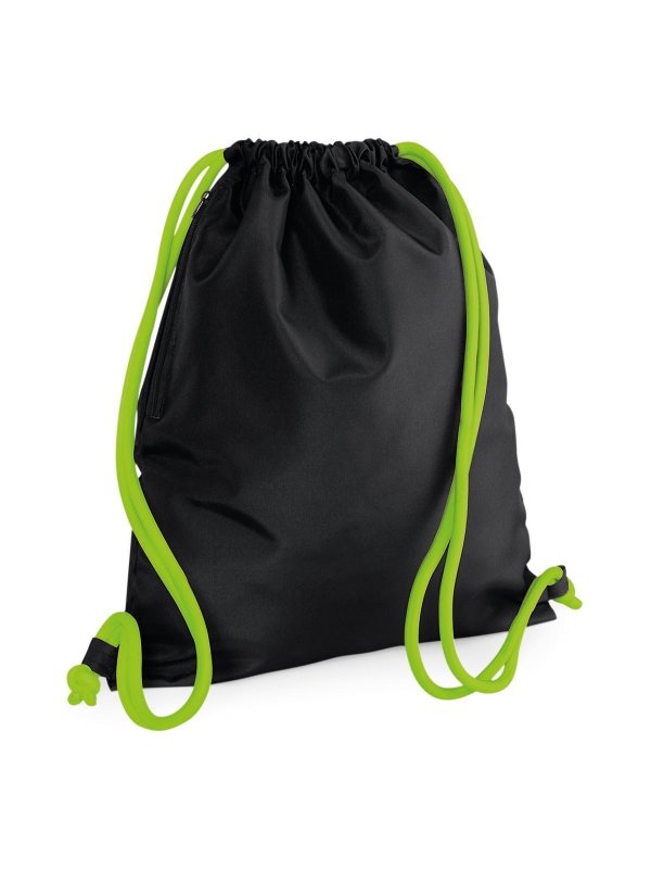 black/lime green
